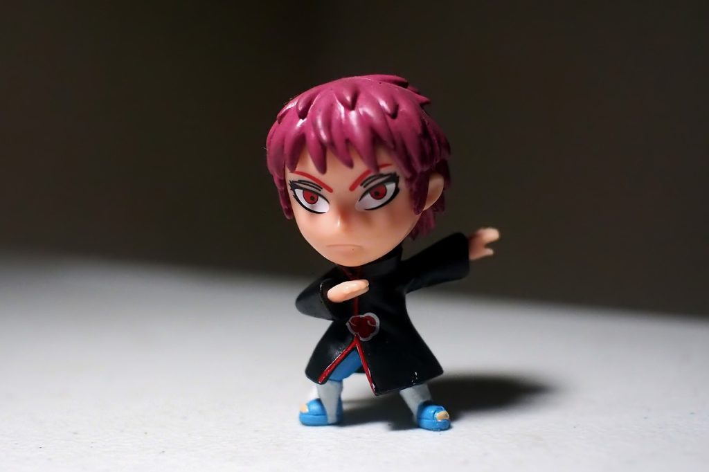 figurines manga pour la décoration
