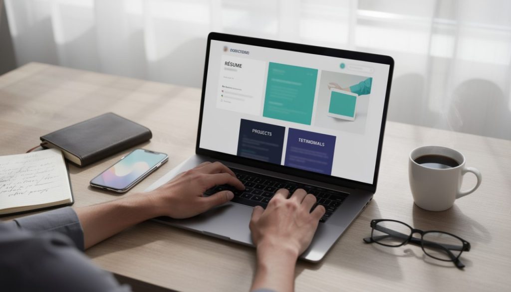 découvrez comment créer un portfolio en ligne efficace pour mettre en valeur votre parcours professionnel et attirer l'attention des recruteurs.