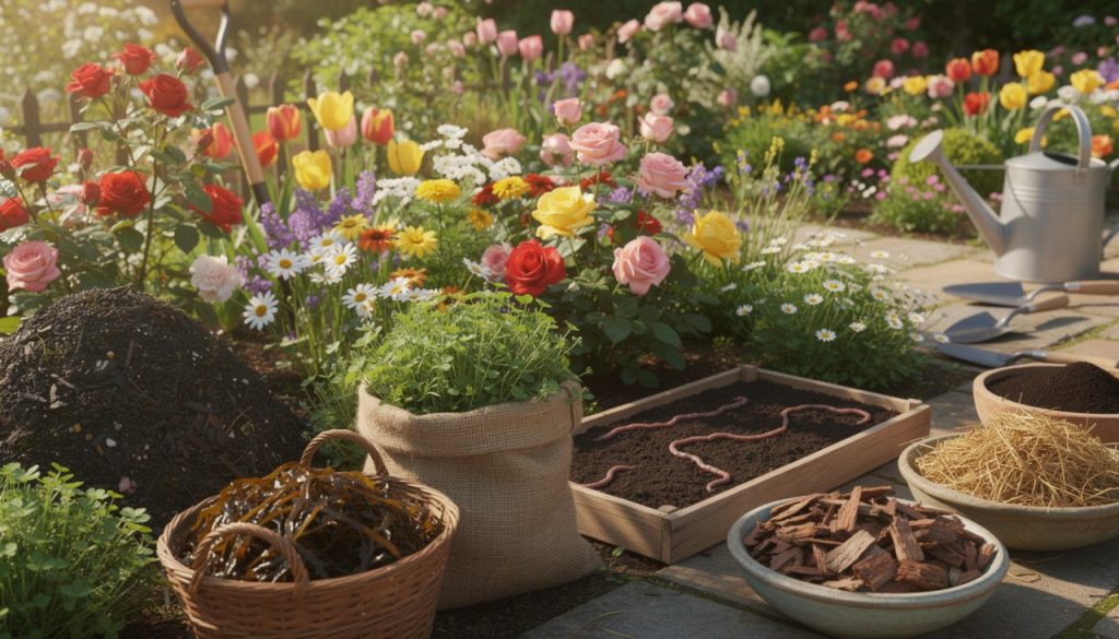 découvrez les meilleurs engrais naturels pour entretenir un jardin fleuri sain et luxuriant, avec des conseils pratiques pour favoriser la croissance de vos plantes tout en respectant l'environnement.