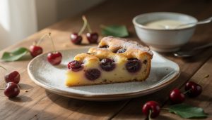 découvrez notre recette maison de clafoutis aux cerises, un dessert fondant et léger parfait pour toutes les occasions. facile à préparer et délicieux, il ravira vos papilles.