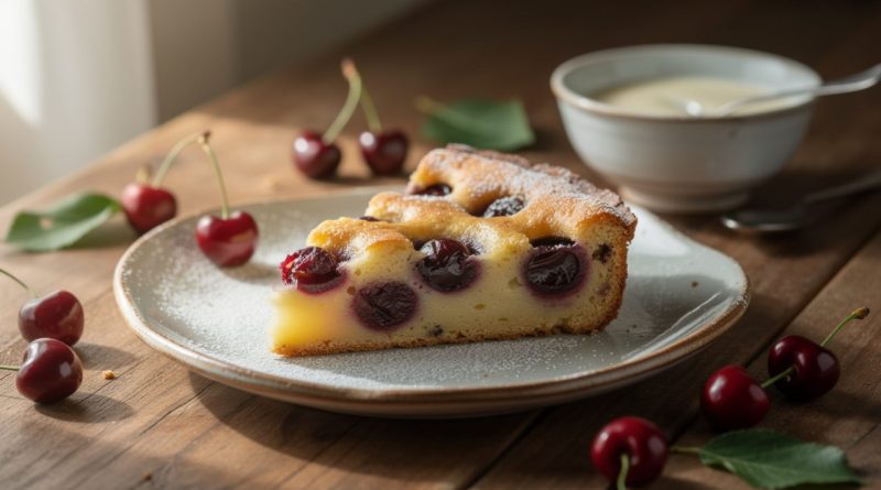 découvrez notre recette maison de clafoutis aux cerises, un dessert fondant et léger parfait pour toutes les occasions. facile à préparer et délicieux, il ravira vos papilles.
