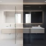 Salle de bain : carrelage clair ou foncé, quel choix agrandit visuellement l’espace découvrez comment choisir entre un carrelage clair ou foncé pour votre salle de bain afin d'agrandir visuellement l'espace et créer une ambiance harmonieuse et lumineuse.
