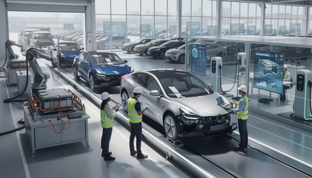 découvrez comment l'industrie automobile évolue avec la généralisation des véhicules électriques, révolutionnant la mobilité et réduisant l'empreinte carbone.