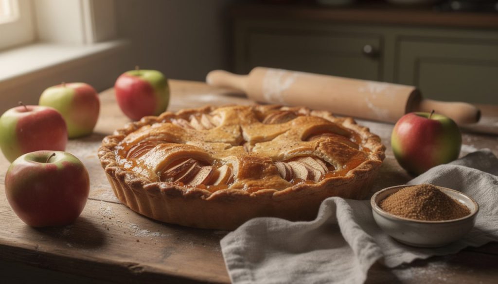 découvrez notre recette maison de tarte aux pommes rustique façon grand-mère, simple et savoureuse, pour un dessert authentique et réconfortant.