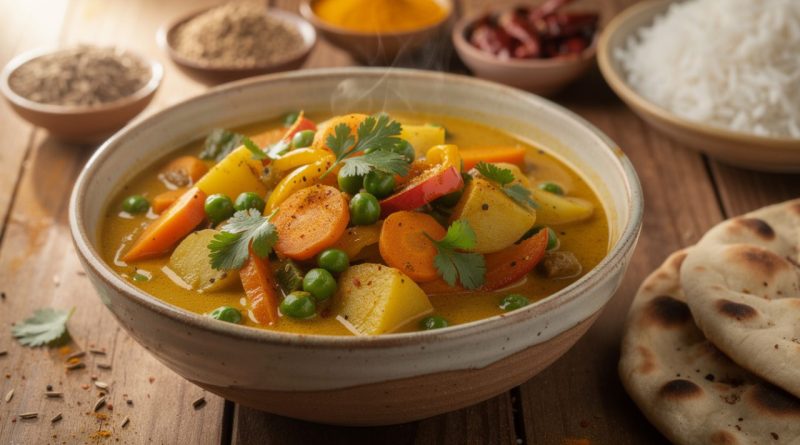 découvrez une recette facile et savoureuse de curry de légumes maison, riche en épices indiennes authentiques pour un repas sain et parfumé.